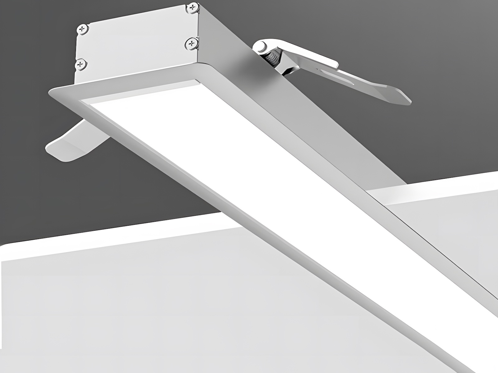 Recessed linear LED light
