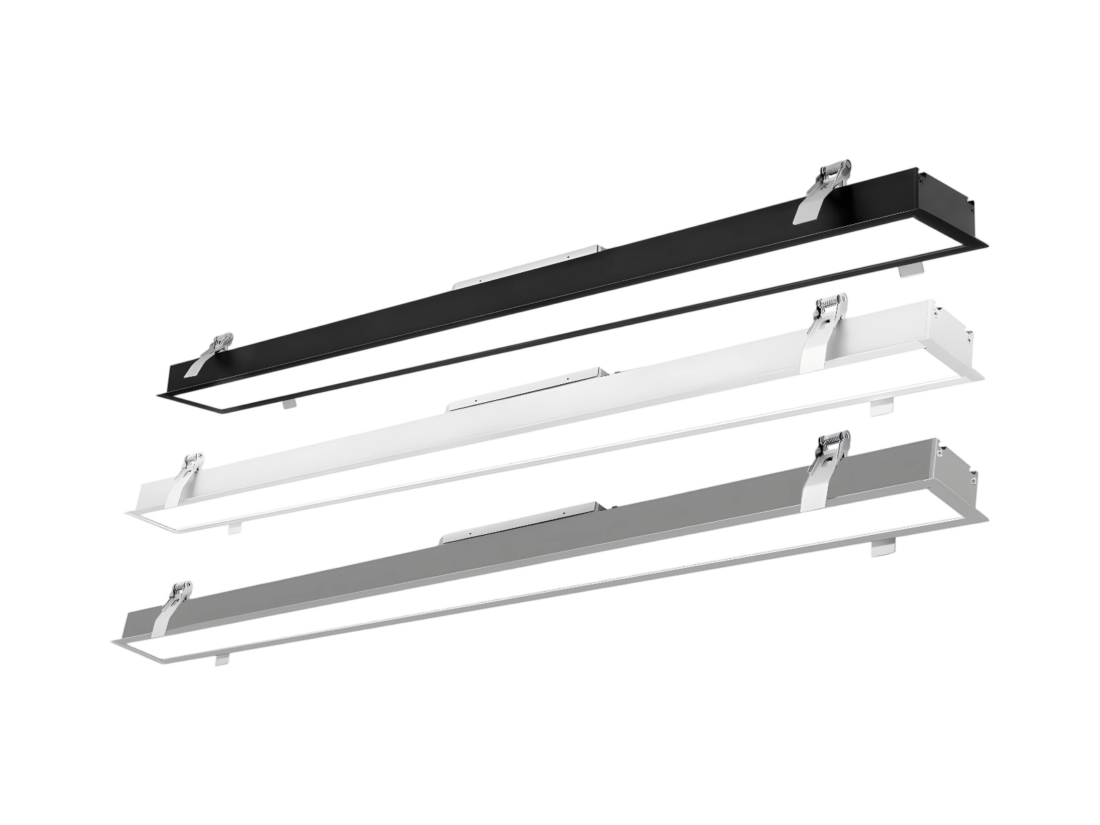 Recessed linear LED light