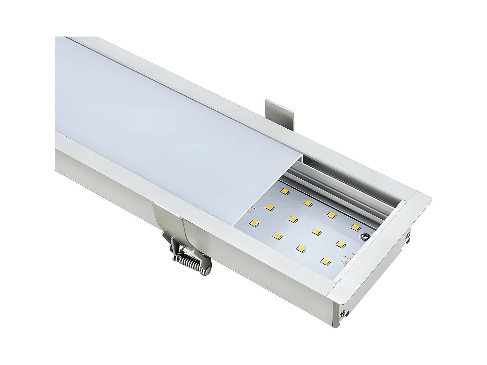 Recessed linear LED light